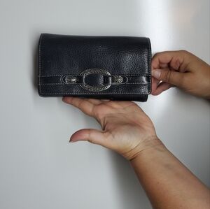 Brighton Black Clutch/Wallet/Organizer in excellent condition
